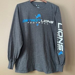 Mens Detroit Lions NFL Team Apparel tee; size large